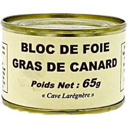 Bloc de Foie Gras Sélection de la Cave Larégnère 65gr