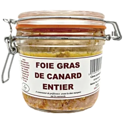Bocal de Foie Gras Entier de canard du Périgord Sélectionné Par la Cave Larégnère 180gr