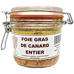 Bocal de Foie Gras de Canard Entier du Périgord Sélectionné par la Cave Larégnère 320gr