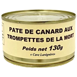 Boite de Pâté de Canard aux Trompettes de la Mort Sélectionné par la Cave Larégnère 130gr