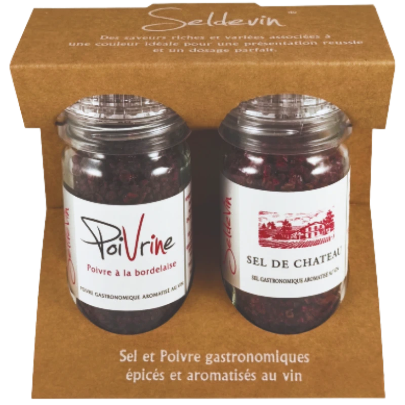 Coffret Sel de Château et Poivrine