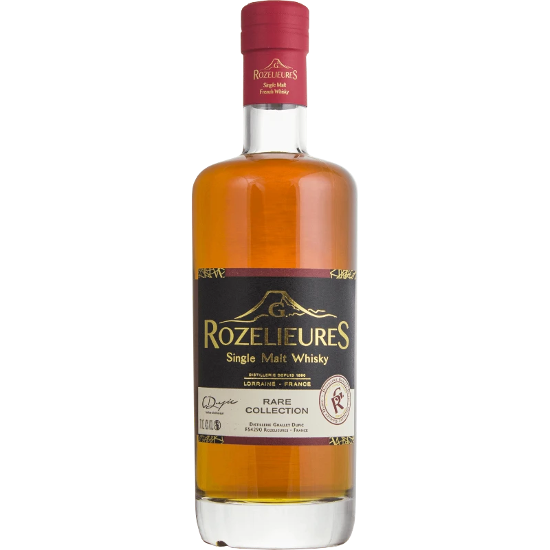 Bouteille de Whisky Français fait en Lorraine par la Maison Rozelieures cuvée Rare Collection 70cl