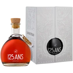 Bouteille avec son Coffret de Rhum Vieux Agricole de Guadeloupe de la Maison Longueteau cuvée 125 eme Anniversaire 70cl