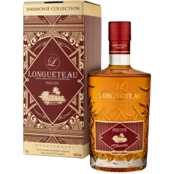 Bouteille de Rhum Agricole de la Guadeloupe de la maison Longueteau gamme Harmonie Cuvée Prélude 70cl