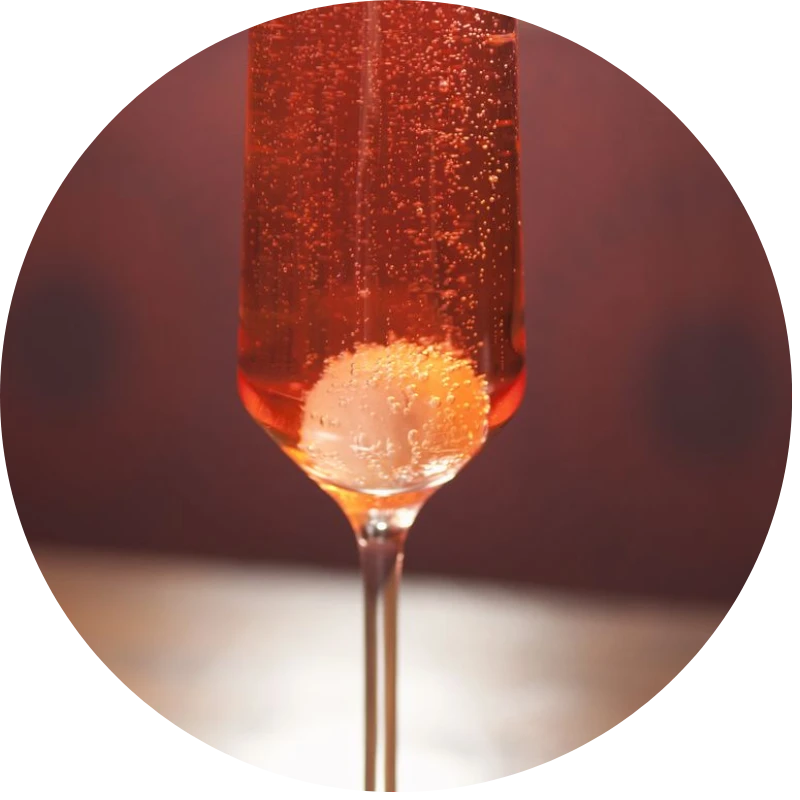 coupe de champagne pour le champagne cocktail