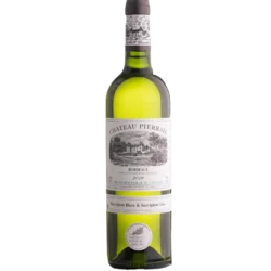 Château Pierrail cuvée classique bordeaux vin blanc 75 cl